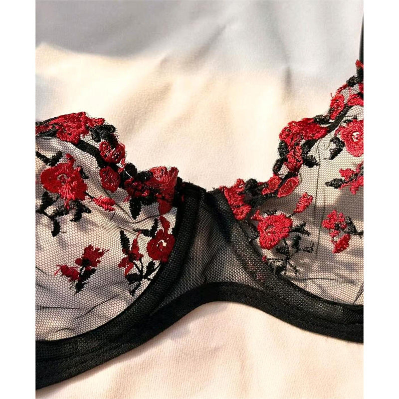 Ensemble deux pièces de lingerie transparente