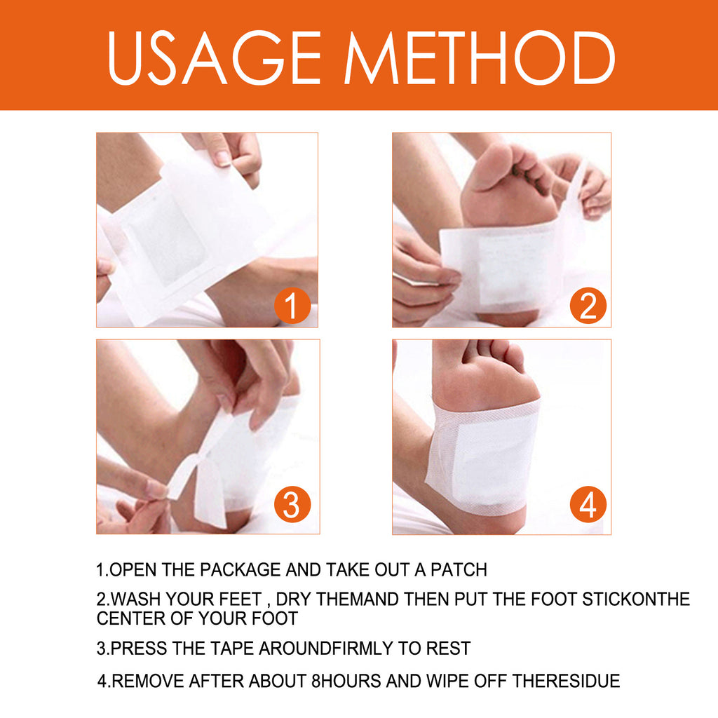 Patch de pied nettoyant en profondeur