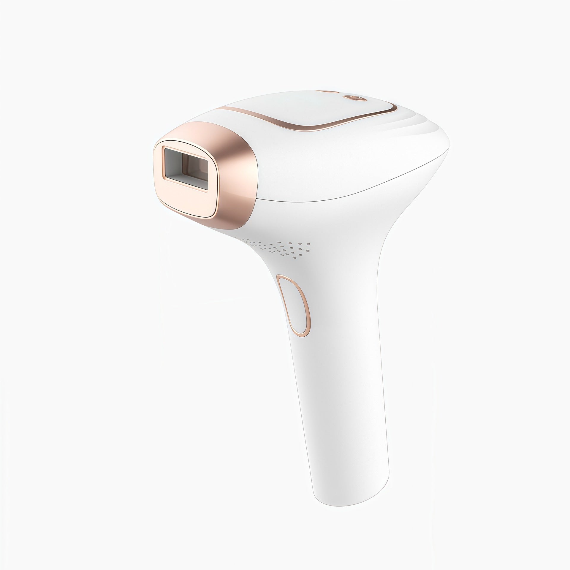 Handheld freezing point hair removal device, replaceable head
