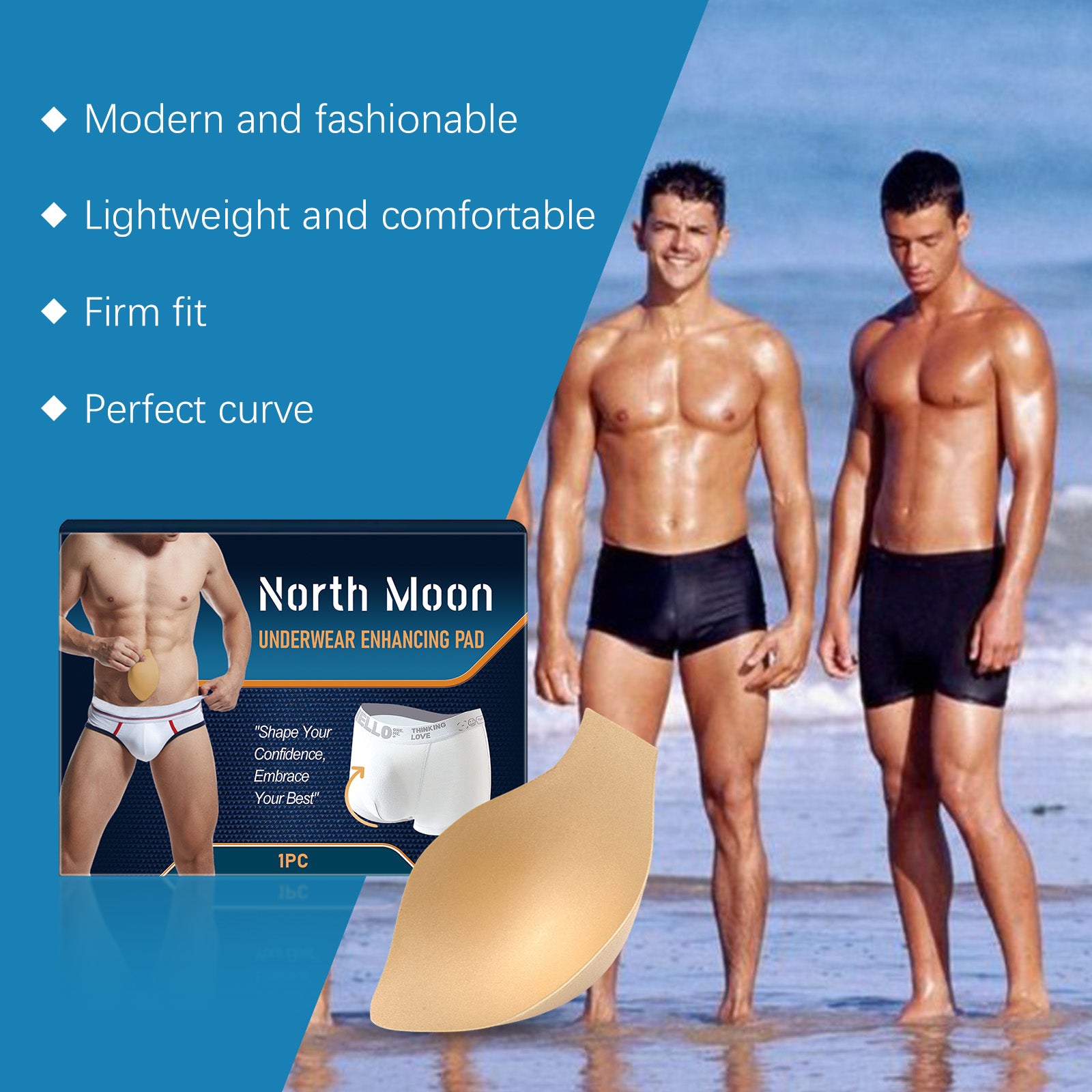 North Moon Tapis de soin du corps pour homme
