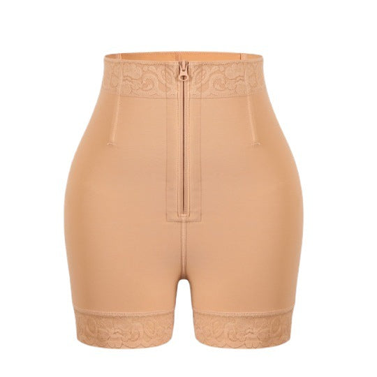Style Zipper Button-Up Buttocks-Lifting Body-Shaping Tummy-Control Butt-Lifting