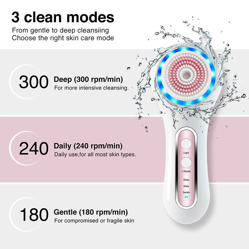 Brosse faciale électrique pour enlever le maquillage