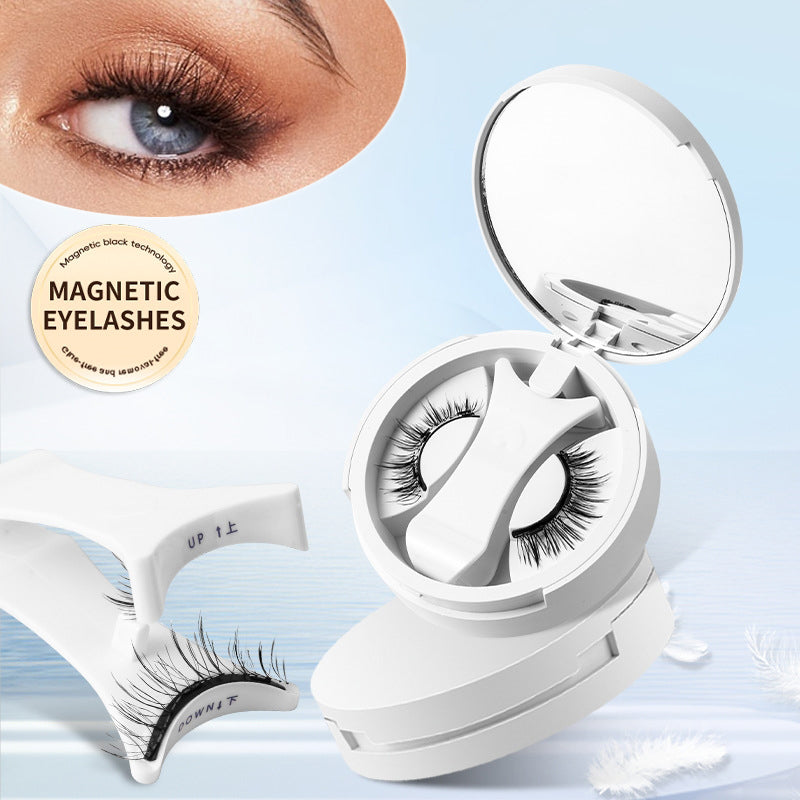 Boîte de rangement intégrée pour faux cils magnétiques