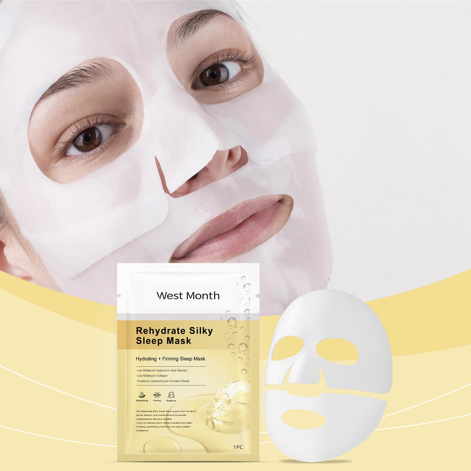 Masque hydratant au collagène West&Month