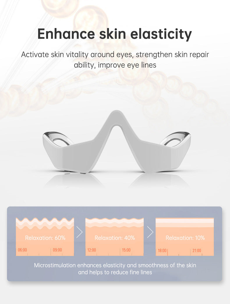 Led Red Light Therapy Device Anti-aging Micro-current Ems Eye Massager 3d