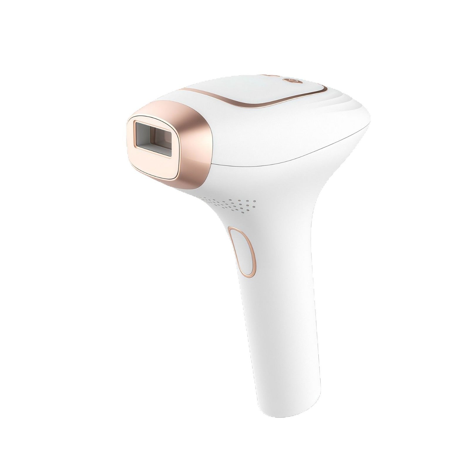 Handheld freezing point hair removal device, replaceable head