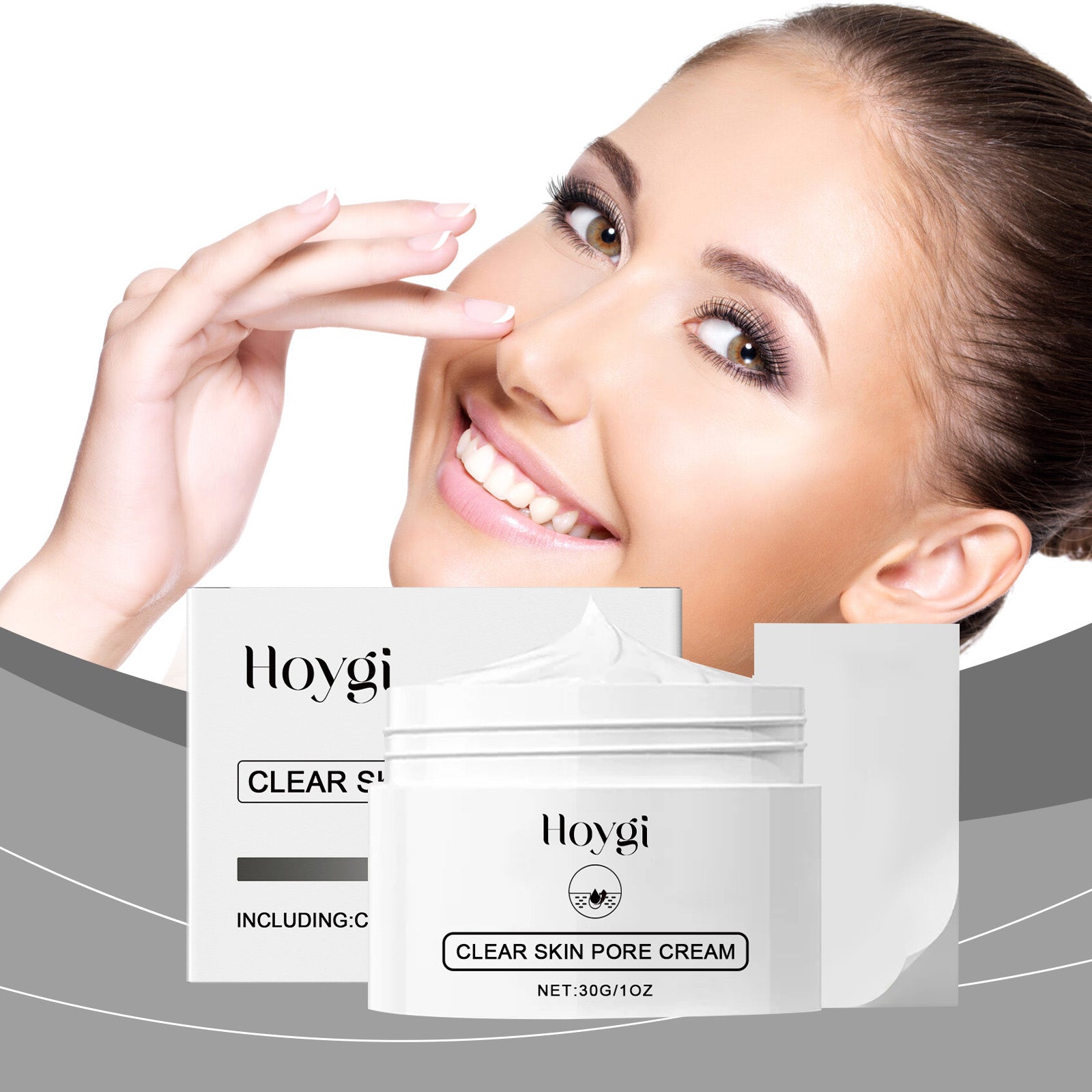 L'ensemble de masques pour le nez Hoygi Blackhead