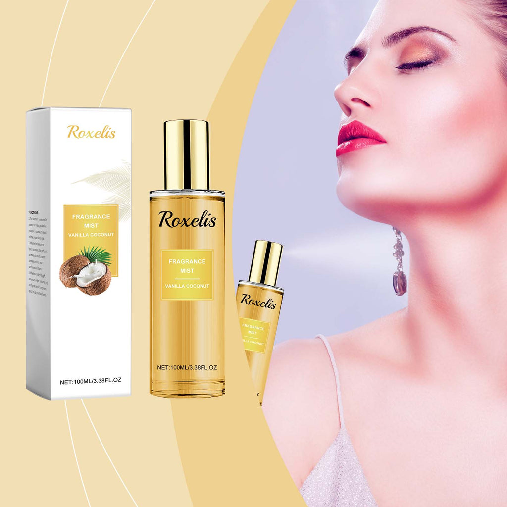Spray de parfum à la noix de coco à la vanille Roxelis Parfum longue durée