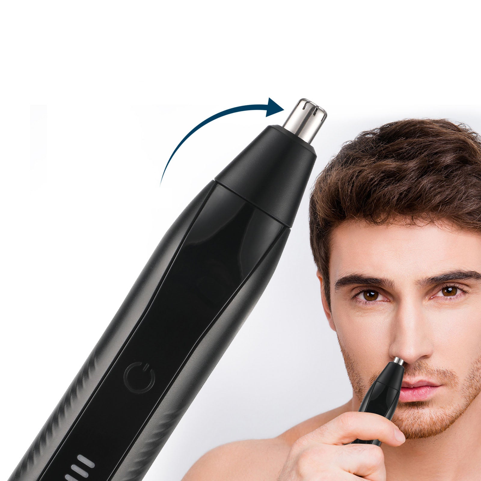 Outil électrique de réparation de poils de nez et de sourcils