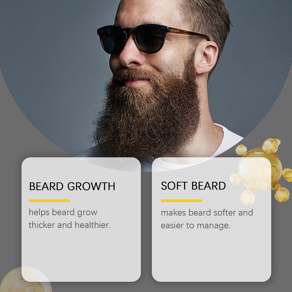 Huile de soin de la barbe pour hommes